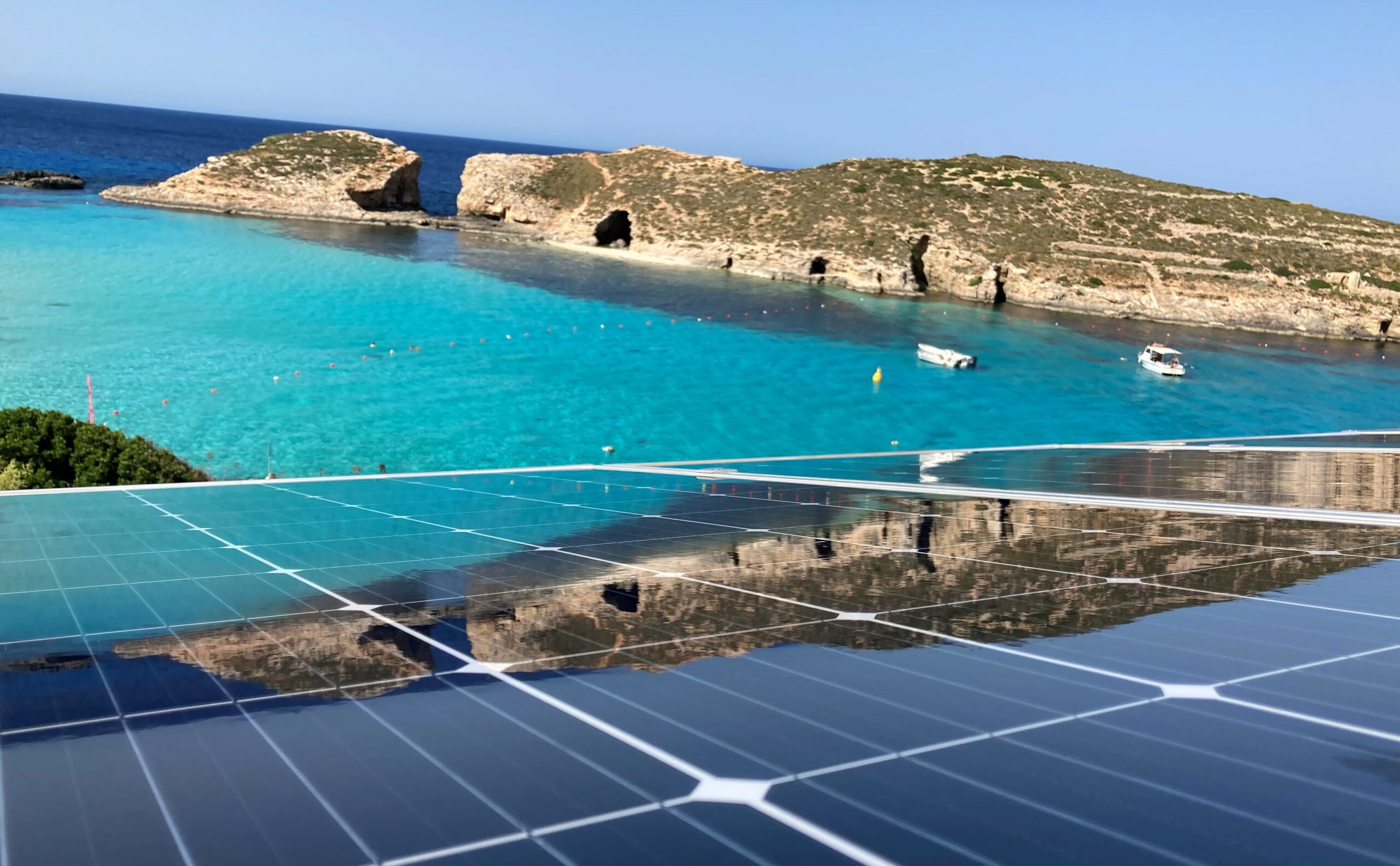 Comino Blue Lagoon solar panels