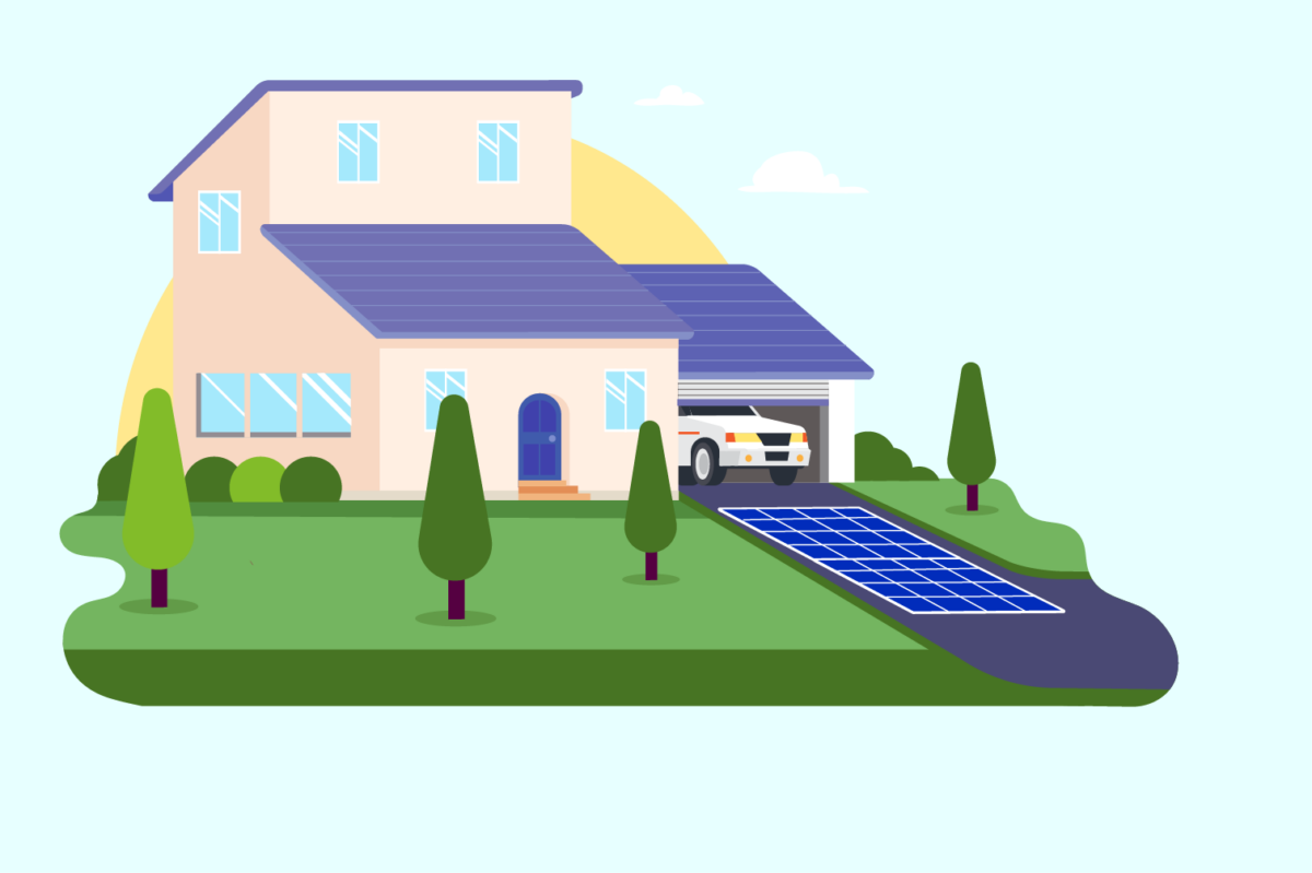 Solar tiles and pavement